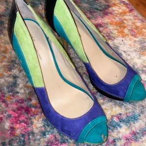 Inc International Concepts Genuine Suede heels